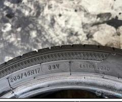 2 Gomme usate 205/45 R17 88Y Kleber 80% residui