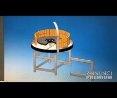 Forni legna e gas rotanti  Rf30 - 24